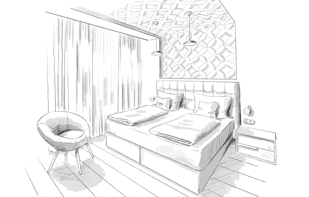 Innenarchitektur Design Schlafzimmer
